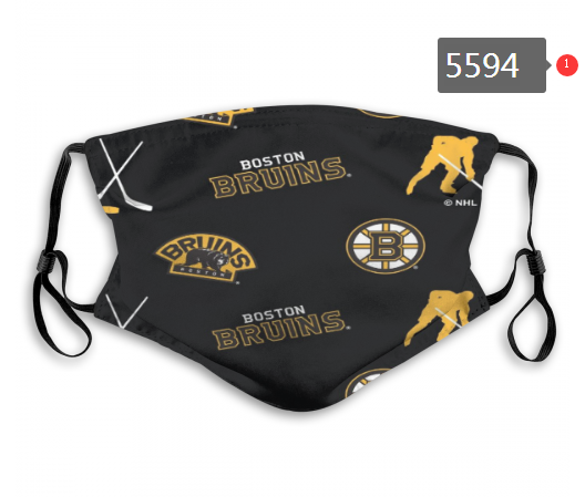 2020 NHL Boston Bruins #4 Dust mask with filter->nhl dust mask->Sports Accessory